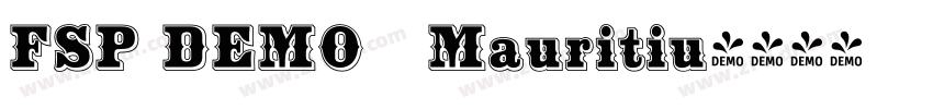 FSP DEMO   Mauritiu字体转换